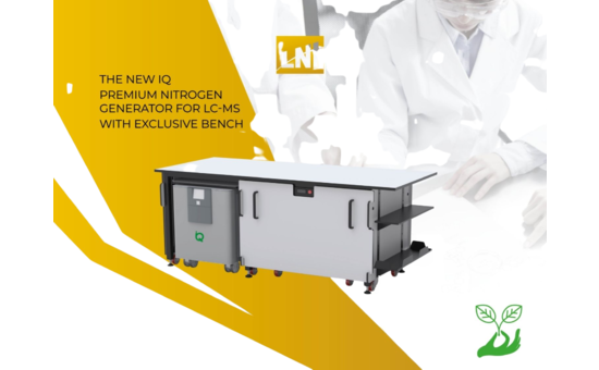 Nitrogen generator for LC-MS with its exclusive bench
