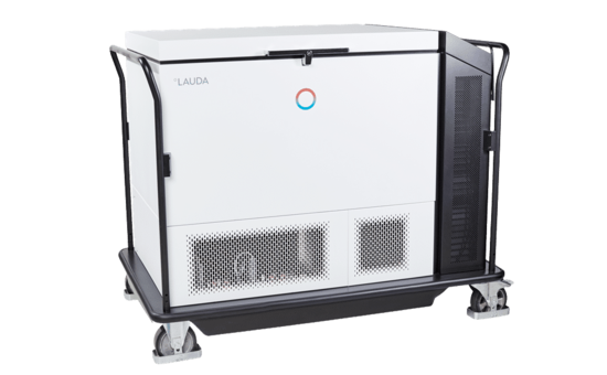 Akkubetriebene, mobile Ultratiefkühltruhe - bis zu 4 h bei -80 °C ohne Netzanschluss
